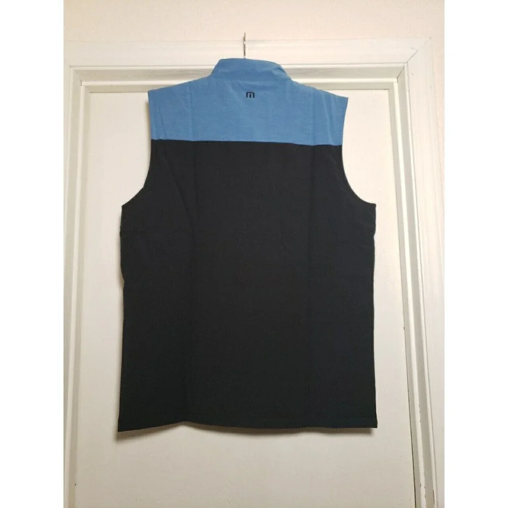 Men's Travis Mathew Todos Santos Full Zip Vest Large Color Block Lightweight